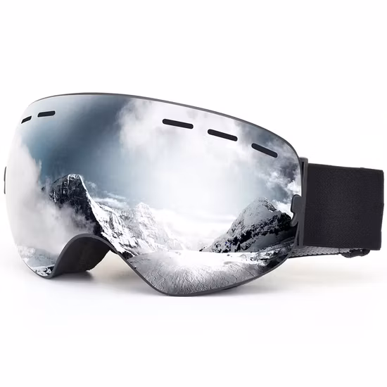 Óculos de esqui de proteção para esportes de inverno por atacado personalizados para esqui, neve, snowboard