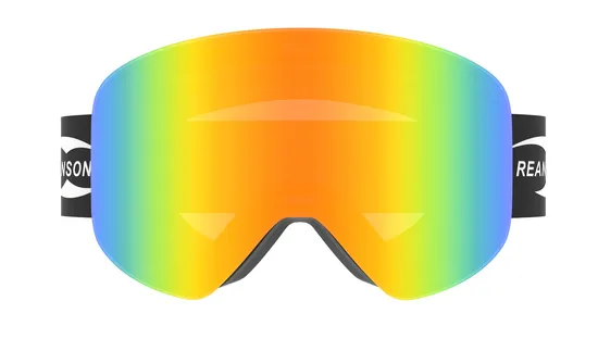 Óculos de esqui personalizados anti-nevoeiro com lente intercambiável Reanson